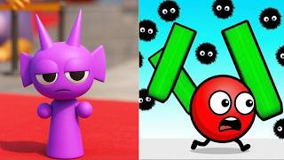Power Punch Sprunki vs Hide Ball Gameplay | Punch Power vs Smart Defense 😱 (Tina Games Play)