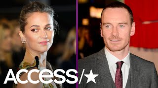 Tomb Raider Star Alicia Vikander Gets Red Carpet Support From Hubby Michael Fbender Access