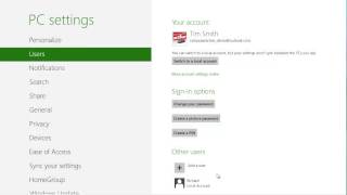 Windows 8 guide: Add a user with a Microsoft Account