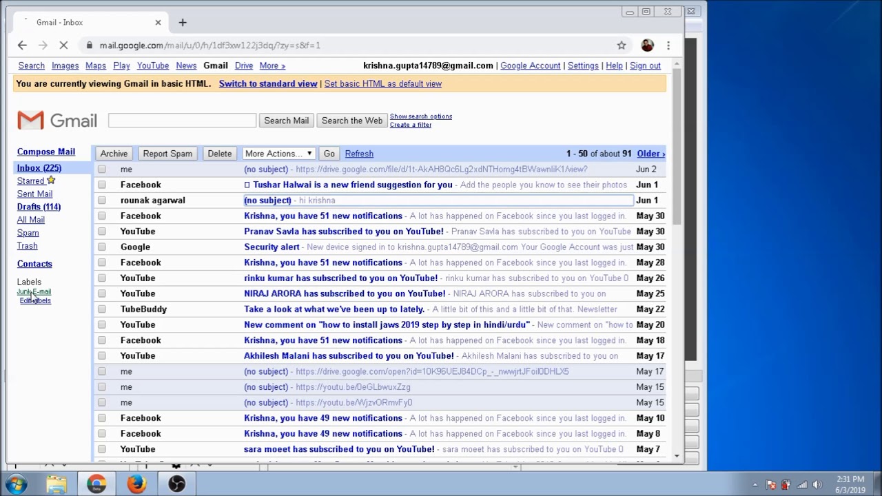 how-to-send-and-receive-gmail-with-gmail-blind-user-using-jaws-hindi