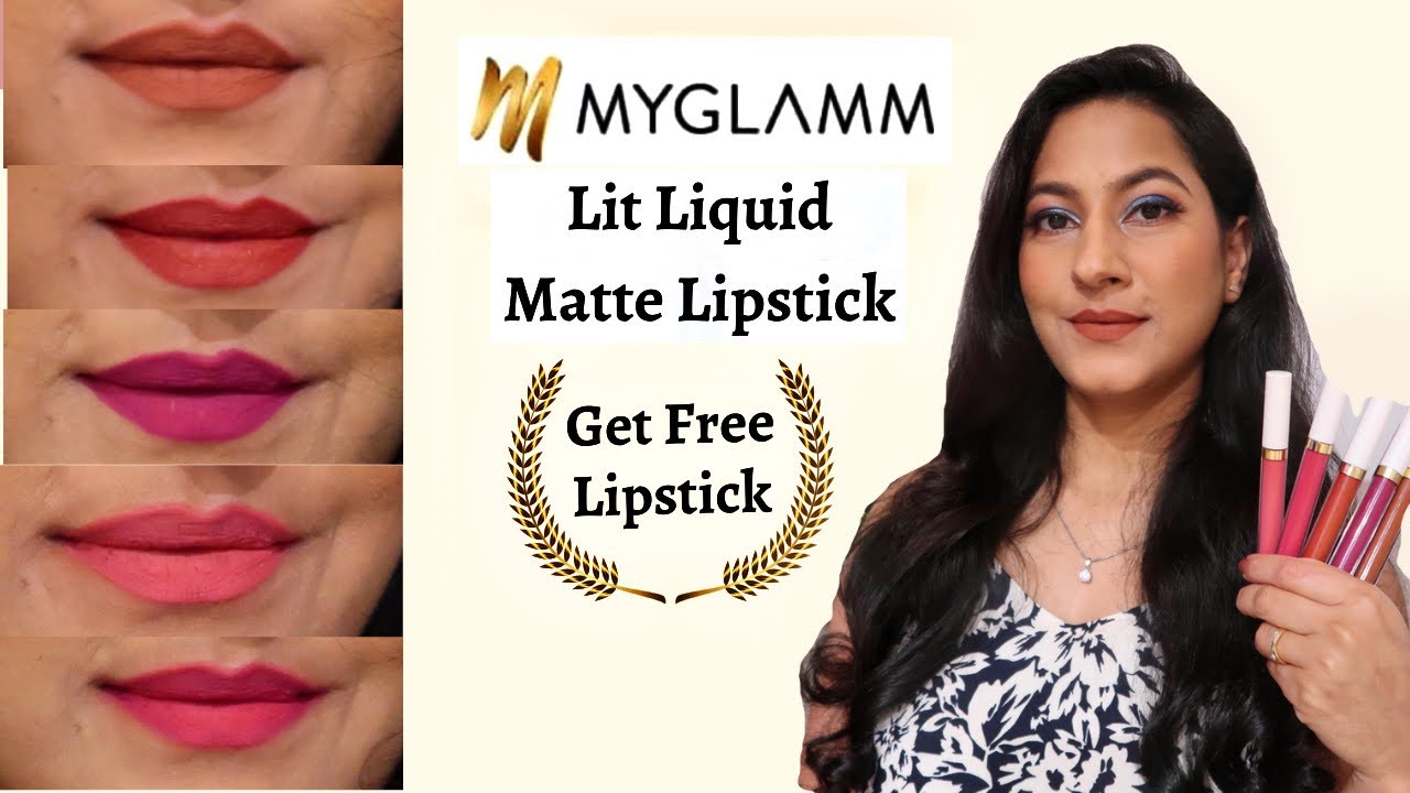 NEW* My Glamm LIT velvet matte liquid lipstick, DrSmileup