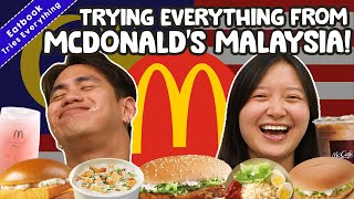 We Tried Everything At MCDONALD'S MALAYSIA! | Eatbook Tries Everything | EP 28