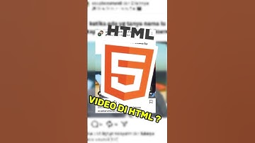 cara memunculkan vidio hanya dengan coding html