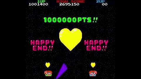 Bubble Bobble - X68000 - 1P + 2P ending (english subbed)