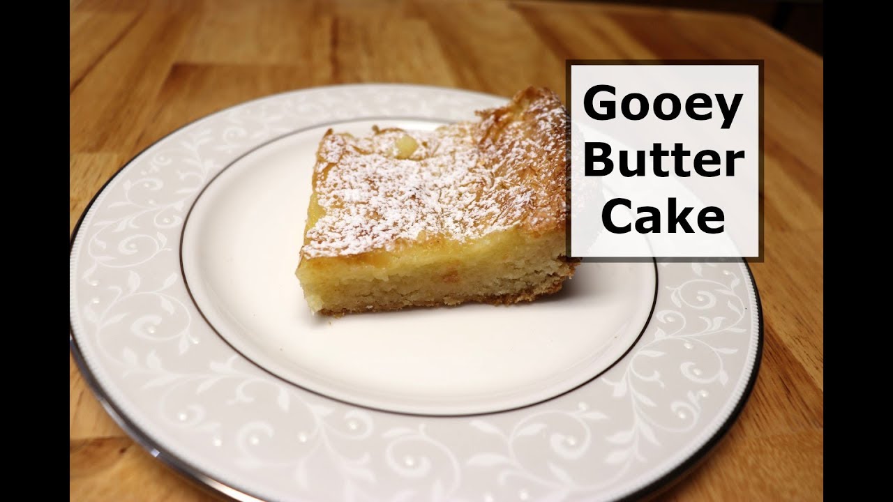 Gooey Butter Cake From Scratch AKA Ooey Gooey Help at Home YouTube