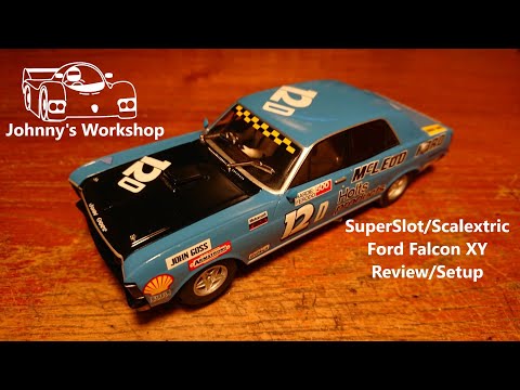 Scalextric/Superslot Ford Falcon XY - Review, Digital Magless Setup - 4K