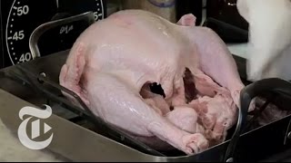 Melissa clark, a good appetite columnist, provides tips on taking the
turkey out of bag and into roasting pan. subscribe to times video
newslette...