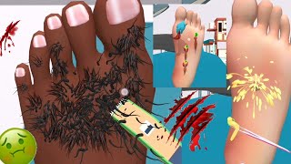 Foot Clinic Asmr Feet Care Game / Walkthrough / Gameplay / Part1 screenshot 2