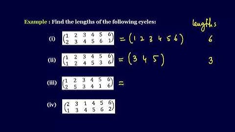 #MTH405 Lecture 15 Part 2 Length of Cycles