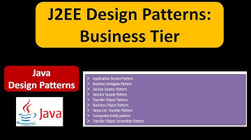 J2EE Design Patterns: Business Tier