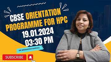 CBSE Orientation Programme for Holistic Progress Card (Foundational Stage) || Dr Meenakshi Narula