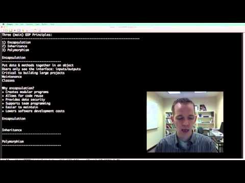 Three OOP Principles