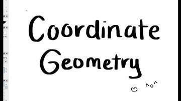 Coordinate Geometry - IGCSE