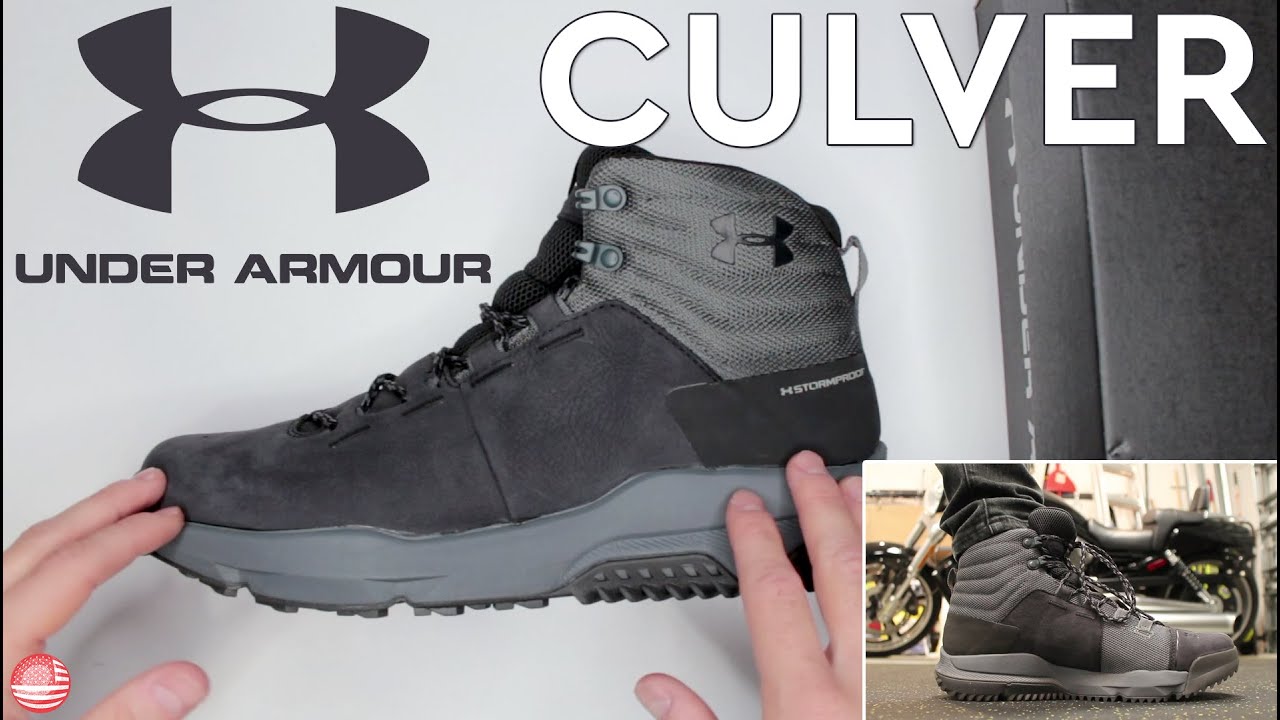 Under Armour Culver Mid WP Review (Under Armour Hiking Boots) - YouTube