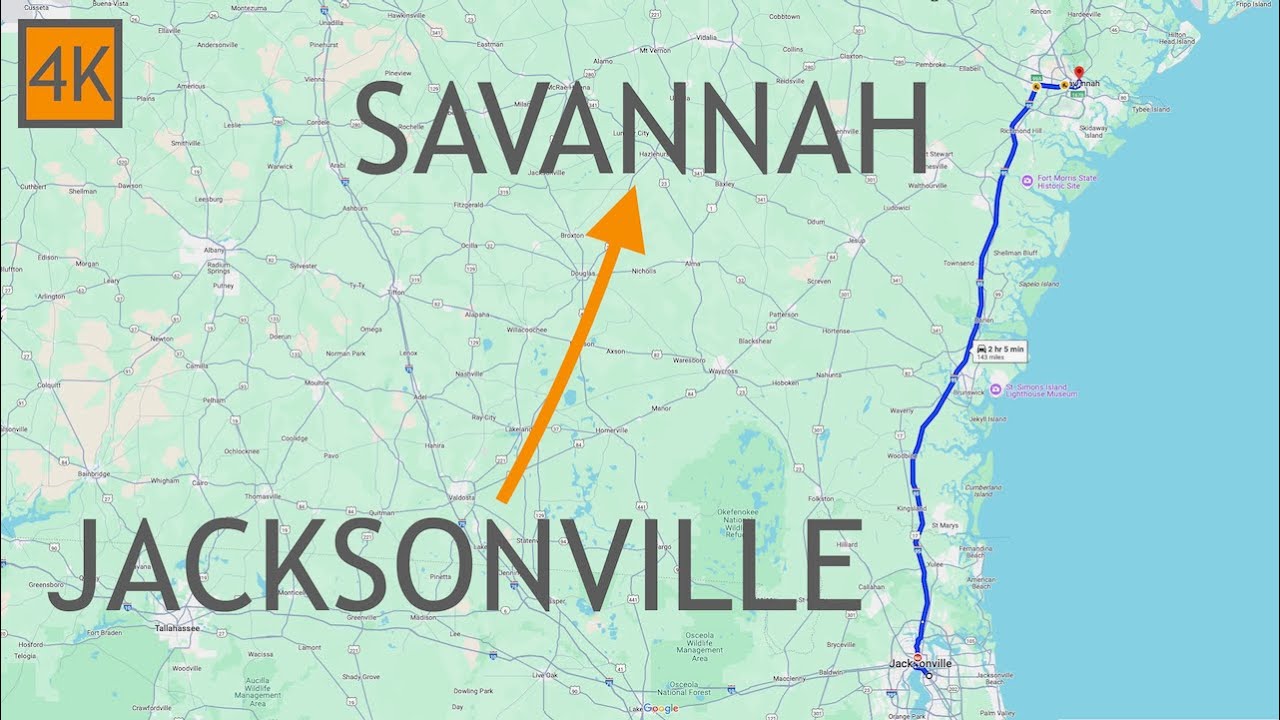Does Amtrak Go From Jacksonville Florida To Savannah Georgia
