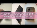 Produktbewertung GUGGIARI® Slim Wallet mit Münzfach aus Microfaser Jacquard mit RFID Schutz - Schlan