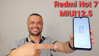 تنزيل تحديث MIUI 12.5 لهاتف ريدمي نوت 7 Redmi Note 7 