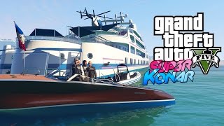 GTA 5 online - Best of funny moments #44 (Yacht de Luxe, Uber)