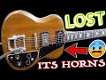 This 47-Year Old Guitar Met An Unfortunate Fate | The Haunted Hornless SG | Review + Demo