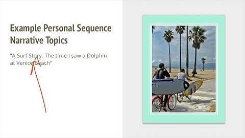 Writing: Basic Personal Sequence Narrative 📓
