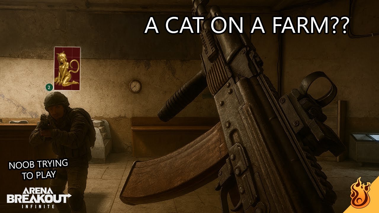 First Raid in Arena Breakout — Why Is There a Cat on This Farm????