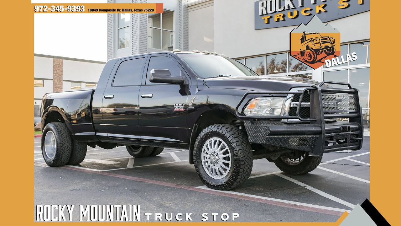 2012 Ram 3500 Big Horn SLT Mega Cab Short Bed 4X4 / LIFTED - YouTube