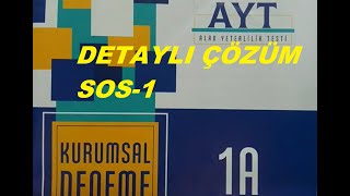 Paylaşım Yayınları AYT-1 Denemesi Sos-1 Coğrafya Soru Çözümü (2021)