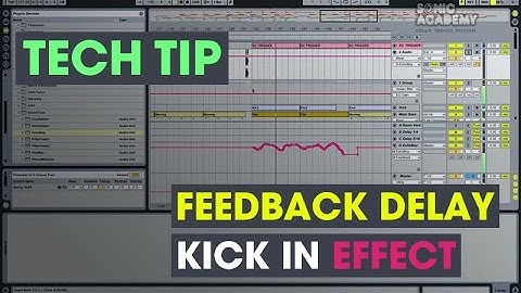 Tech Tip - Feedback Delay Kick In Effect