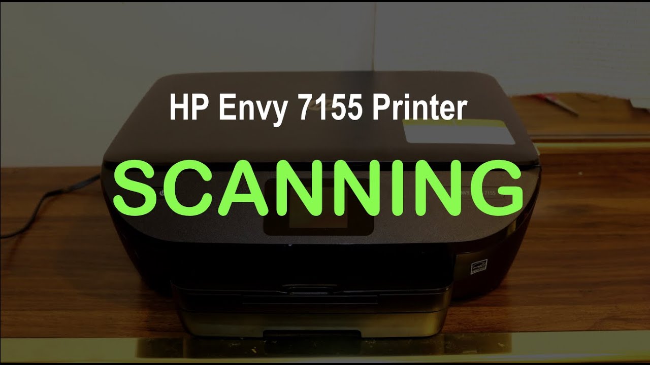 HP Envy 7155 Wireless Scanning review. -