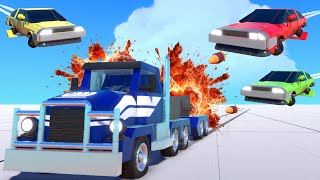 Missile-Packed Delorians Vs Weapon Truck Showdown!