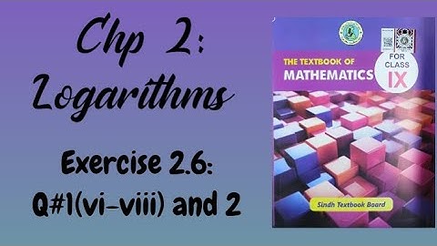 Exercise 2.6, Q#1(vi-viiii) and Q#2 |Mathematics Class9| STBB
