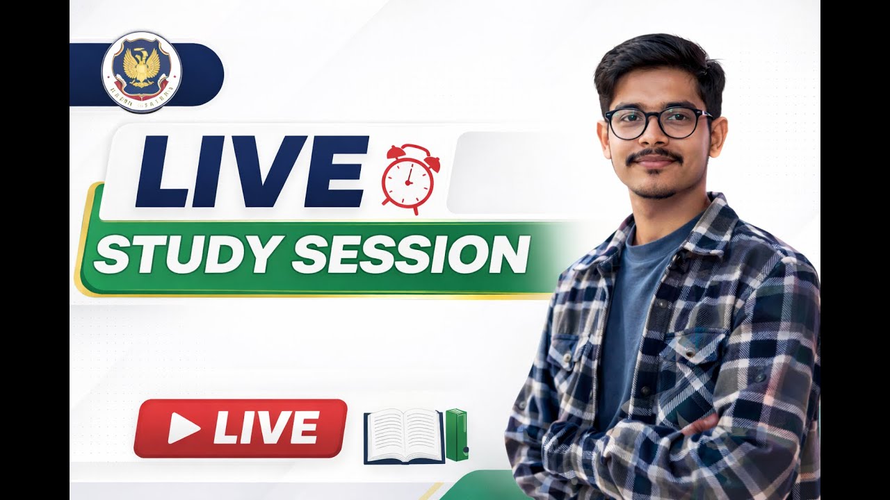 Study With Live 3 Hours Live Study with Me | CA Final May 2026 | Virtual liberary - YouTube