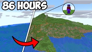 I Built the World's LARGEST Mountain in Survival Minecraft