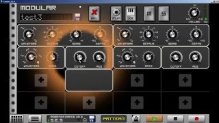 Caustic 3 Test Session Acid Techno 128 bpm mainly using Modular Synth
