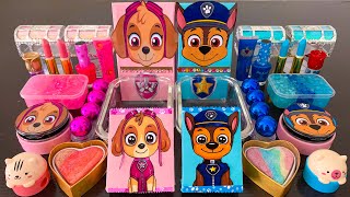 Paw Patrol Chips Bag | Mixing Makeup,Eyeshadow,Glitter,Clay Into Slime🎀Satisfying Slime Video #ASMR