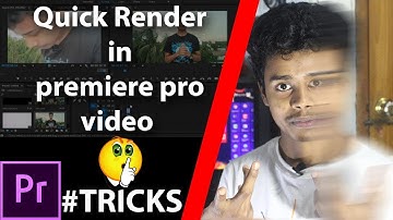How to Quick Render in premiere pro video | Speed Render | Fast Render #myzone
