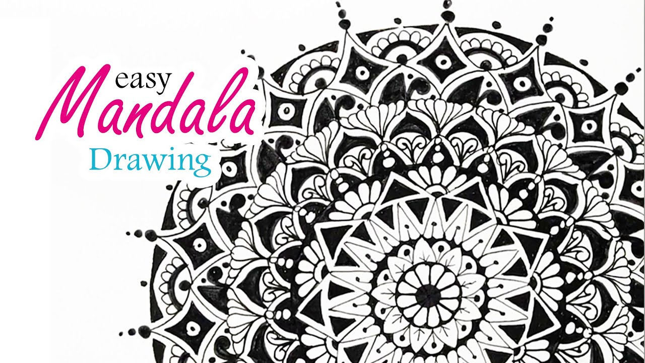 Step by Step Mandala Drawing Tutorial , Mandala Art , Zendala - YouTube
