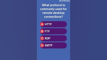 Remote Desktop Protocol (RDP) - 🖥️💻 #shortsfeed #viral #gk #gkquiz