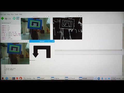 RASPBERRY PI 3:Traffic sighn detection using Open CV python.(pi camera)