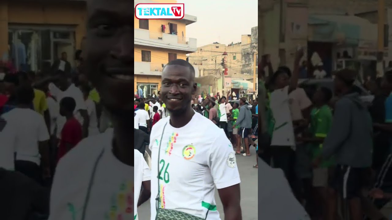 Sénégal 🇸🇳 en Finale explosition de joie par les supporters dans les rues de Dakar Vivez l’ambiance…