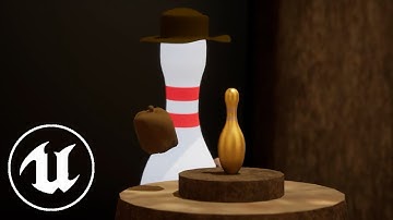 Indiana Jones and The Golden Pin Bowling Animation: Unreal Engine 5
