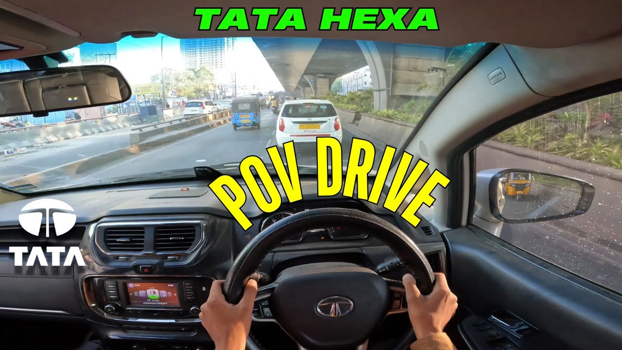 TATA Hexa POV Drive 2025 Walkaround |Tata Hexa Xta Topend Variant Pov  ASMR Deccan Moto