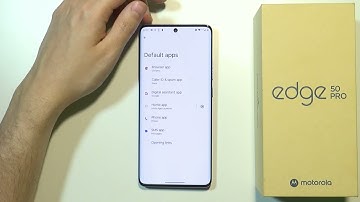 How to Change Default Apps on Motorola Edge 50 Pro