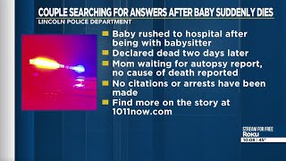 Lincoln couple searching for answers after 8-month-old suddenly dies