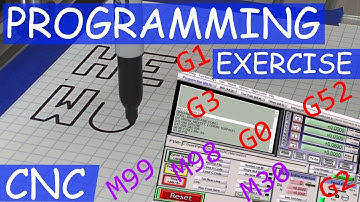 CNC Mach3 | Hand Coding Exercise | HELLO WORLD - 3 Axis Programming