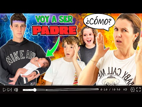 VOY a SER PAPÁ 😰 ¡Mateo va a SER PADRE JOVEN! 👶 ¿EMBARAZO? Broma a MI MADRE 🤣