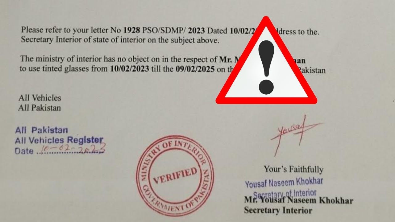 How To Get Tinted Glass Permit In Pakistan For Vehicles In 5000Rs How To Get Tinted Glass Permit In Pakistan For Vehicles In 5000Rs