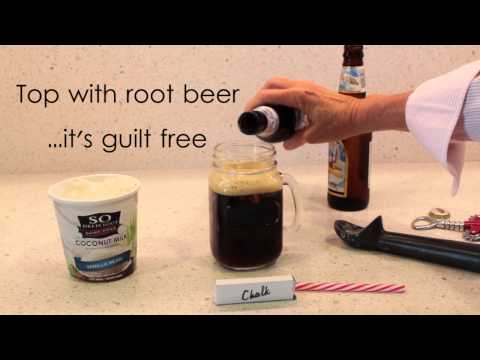 Guilt Free & Completely NATURAL Root Beer Float | Clean Drink Happy Hour