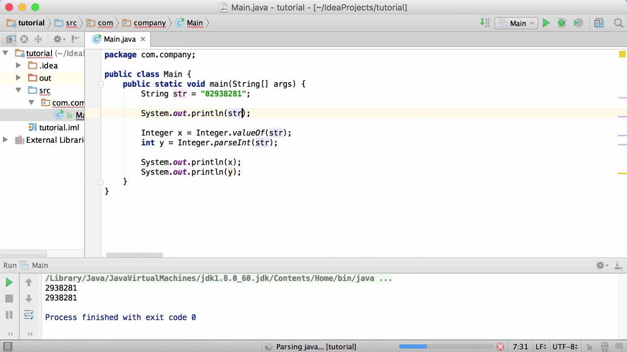 Java 64 последняя версия. Из INT В String java.
