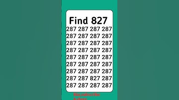How sharp are your eyes 👀👀 Test your strength by finding 827#shortsfeed #shortsvideo #shorts
